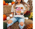 FULL COLOR SCREEN PRINT - TRICK OR TREAT STRIPES