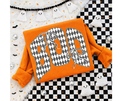 FULL COLOR SCREEN PRINT - BOO CHECKERED