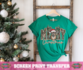 FULL COLOR SCREEN PRINT - MERRY CHRISTMAS DEER