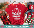 SINGLE COLOR SCREEN PRINT - JESUS IS THE REASON