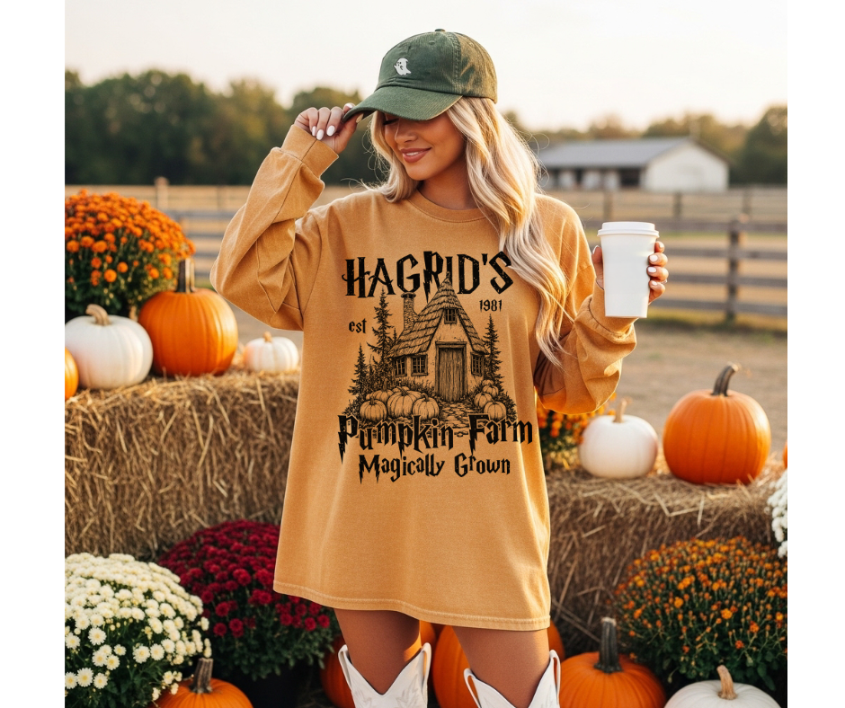 SINGLE COLOR SCREEN PRINT - HAGRID'S PUMPKIN FARM