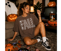 SINGLE COLOR SCREEN PRINT - FALL CHECKERED
