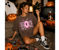 FULL COLOR SCREEN PRINT - BOO RHINESTONE