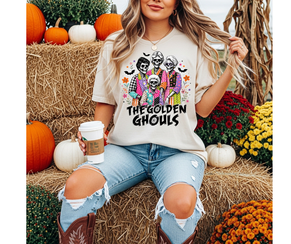 FULL COLOR SCREEN PRINT - THE GOLDEN GHOULS