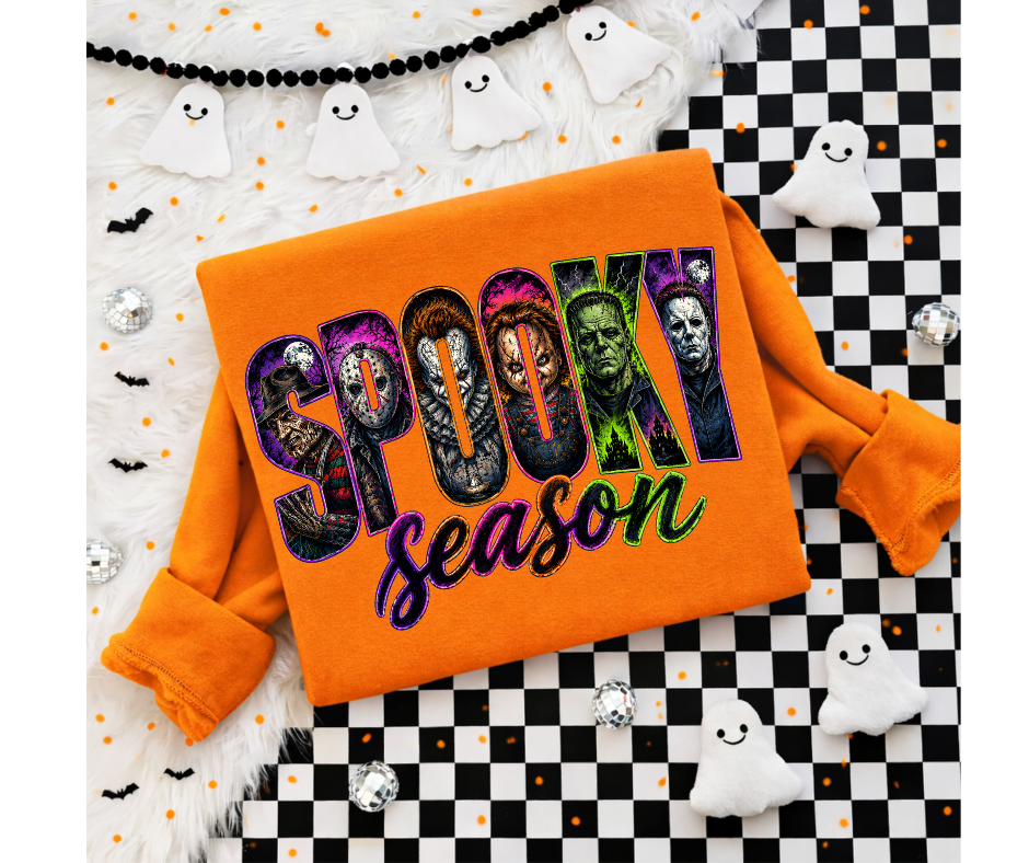 FULL COLOR SCREEN PRINT - SPOOKY SEASON NEON