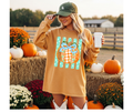 FULL COLOR SCREEN PRINT - PUMPKIN DOTS