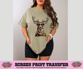 FULL COLOR SCREEN PRINT - DEER CHEETAH