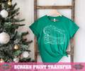 SINGLE COLOR SCREEN PRINT - WINTER TREES
