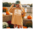 SINGLE COLOR SCREEN PRINT - FALL DISTRESSED