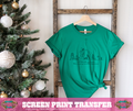 SINGLE COLOR SCREEN PRINT - A THRIL OF HOPE