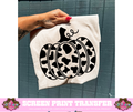 SINGLE COLOR SCREEN PRINT - COW PUMPKIN