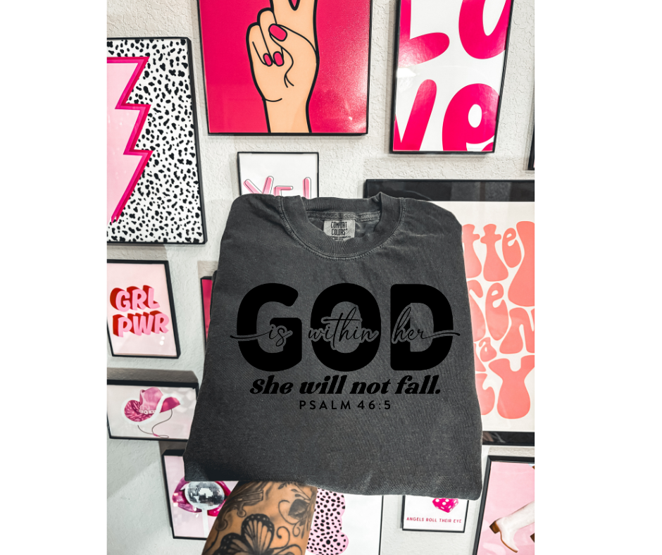 SINGLE COLOR SCREEN PRINT - GOD IS WITHIN