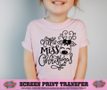 SINGLE COLOR SCREEN PRINT - LITTLE MISS CHRISTMAS