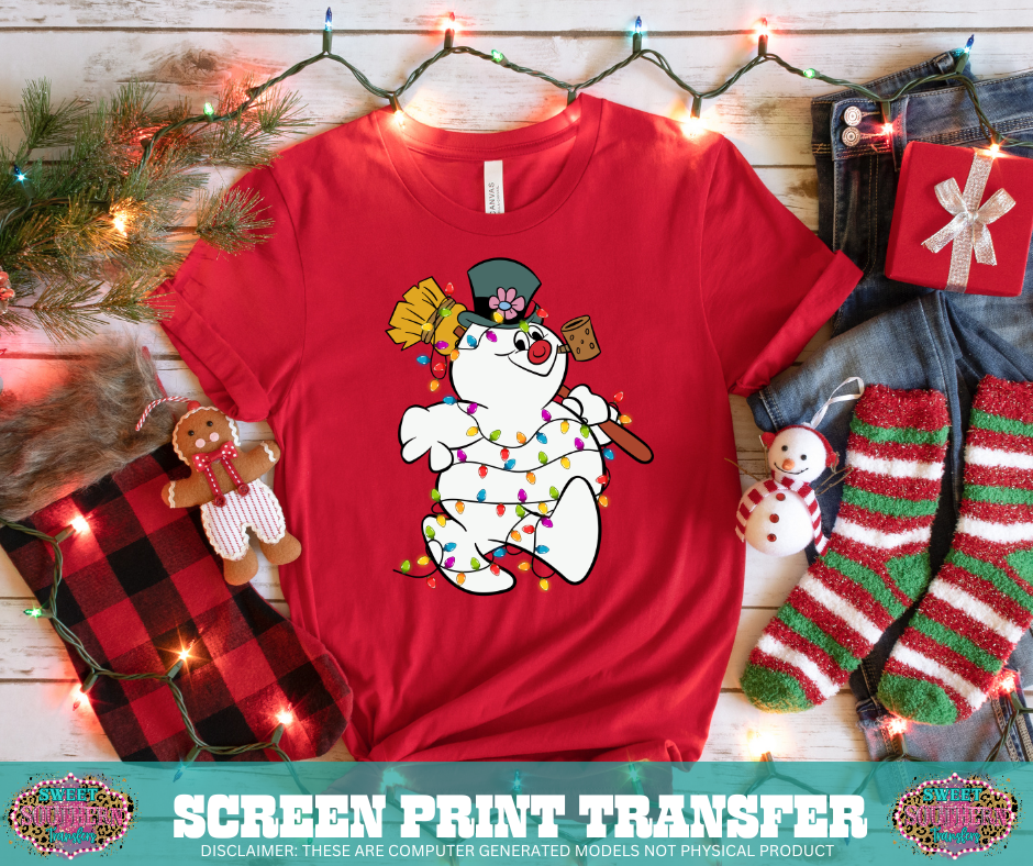 FULL COLOR SCREEN PRINT - F SNOW