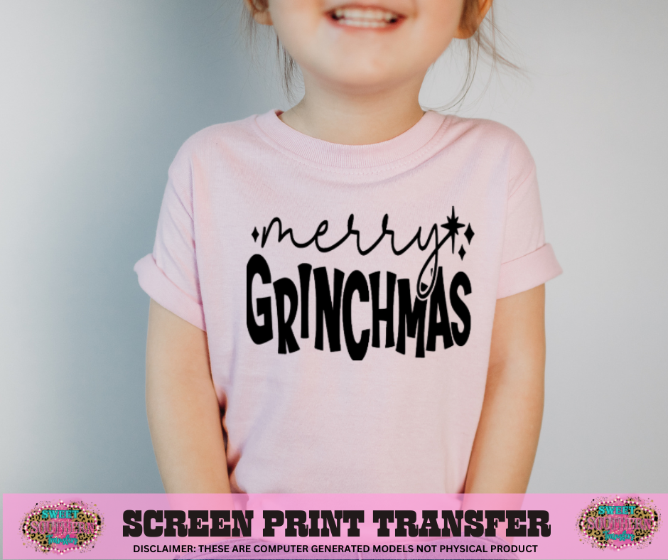 SINGLE COLOR SCREEN PRINT - MERRY G