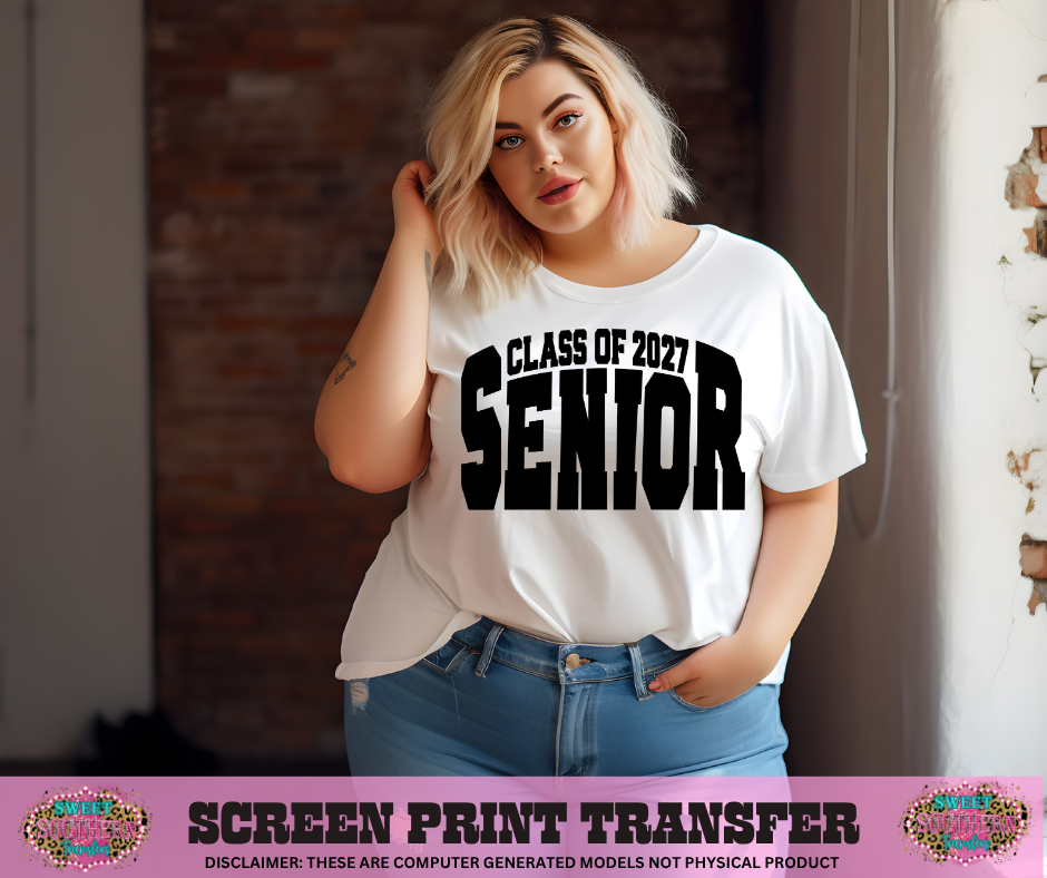 SINGLE COLOR SCREEN PRINT - CLASS OF 2027
