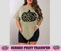 SINGLE COLOR SCREEN PRINT - COWHIDE PUMPKIN