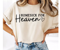 SINGLE COLOR SCREEN PRINT - HOMESICK FOR HEAVEN HEART