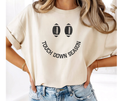 SINGLE COLOR SCREEN PRINT -  TOUCH DOWN SEASON SMILEY