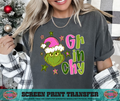 FULL COLOR SCREEN PRINT - G  PINK