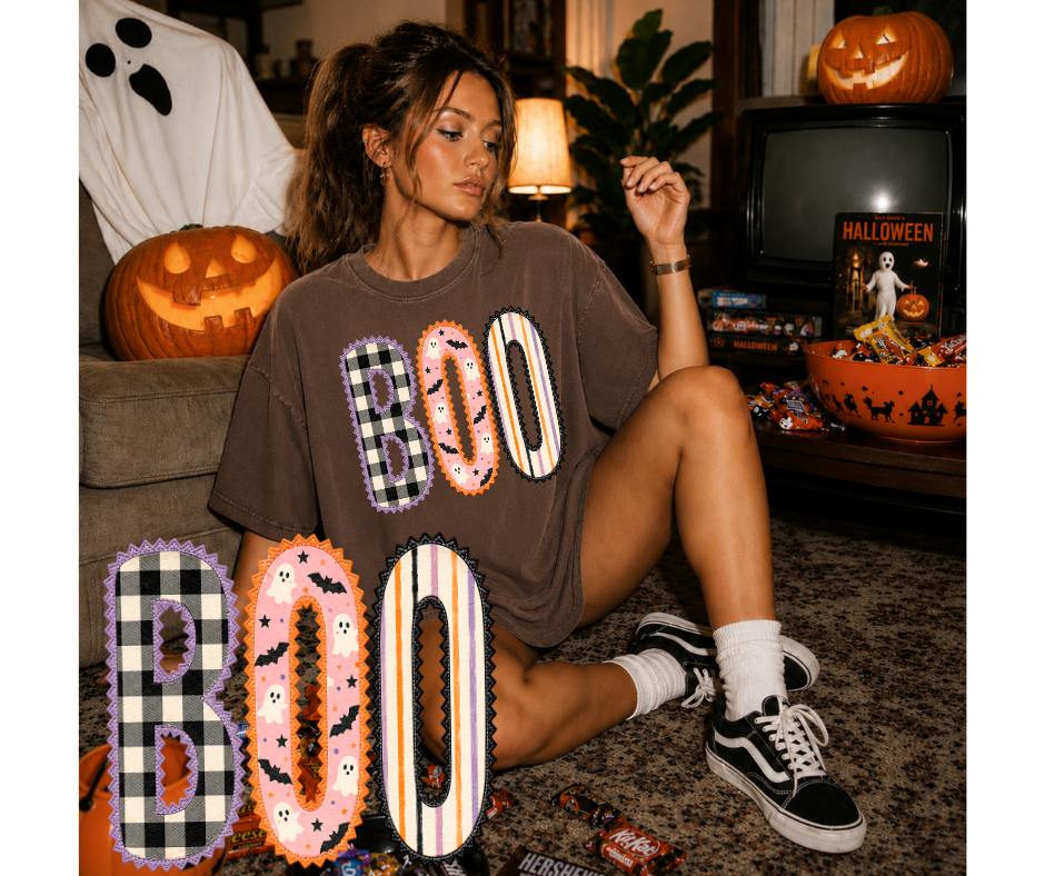 FULL COLOR SCREEN PRINT - BOO