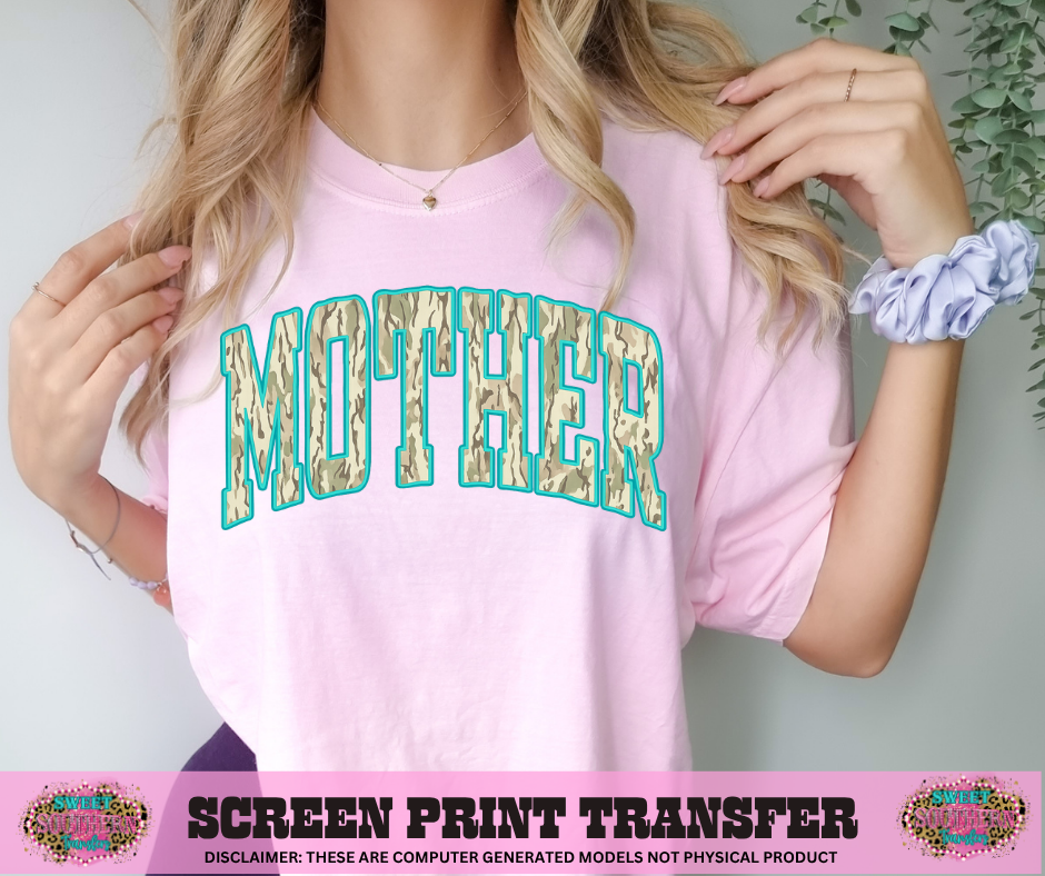 FULL COLOR SCREEN PRINT - MOTHER CAMO