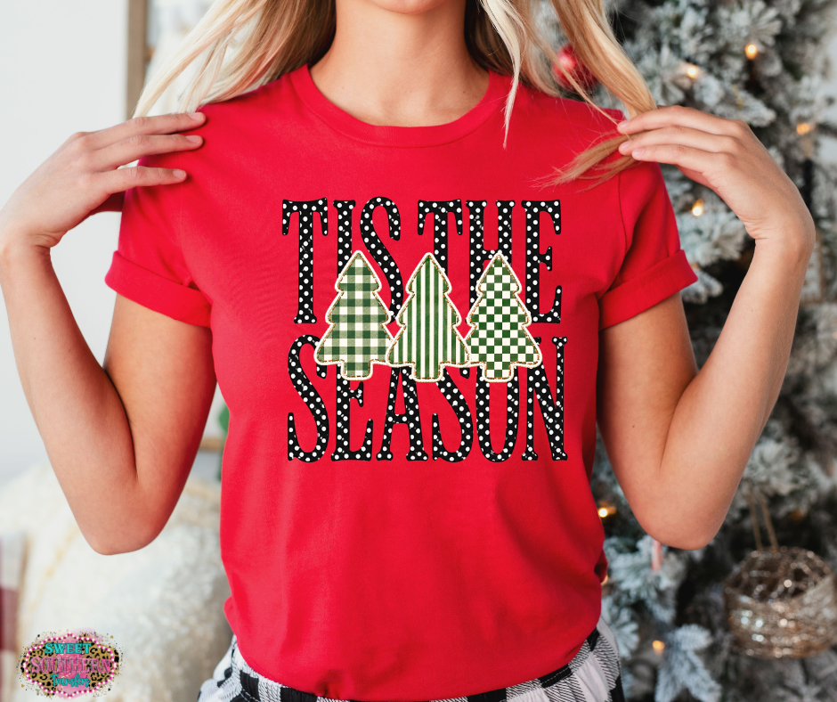 FULL COLOR SCREEN PRINT - TIS THE SEASON DOT