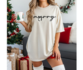 SINGLE COLOR SCREEN PRINT - MERRY BOW