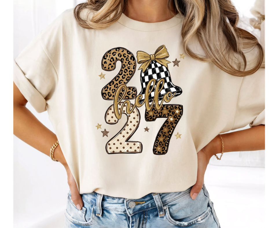 FULL COLOR SCREEN PRINT - HELLO 2027