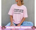 SINGLE COLOR SCREEN PRINT -  CONTINUE