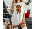 FULL COLOR SCREEN PRINT - COW CHRISTMAS