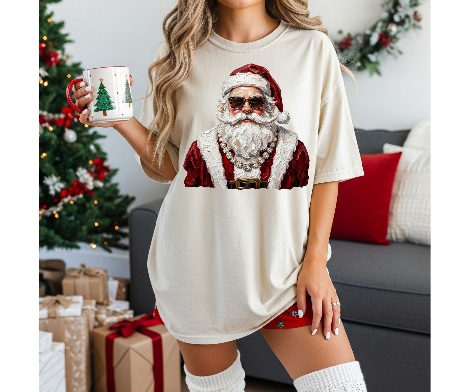 FULL COLOR SCREEN PRINT - THUG SANTA