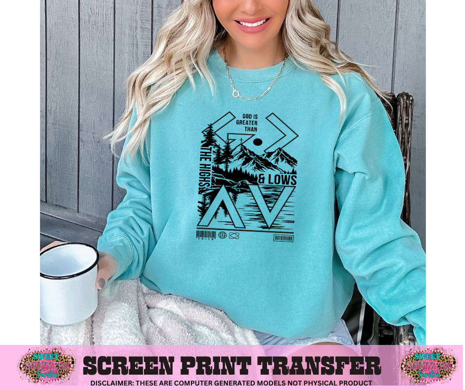 SINGLE COLOR SCREEN PRINT - GOD IS GREATER