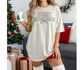 SINGLE COLOR SCREEN PRINT - MERRY CHRISTMAS BOW