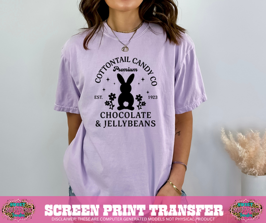 SINGLE COLOR SCREEN PRINT -    COTTONTAIL CANDY CO