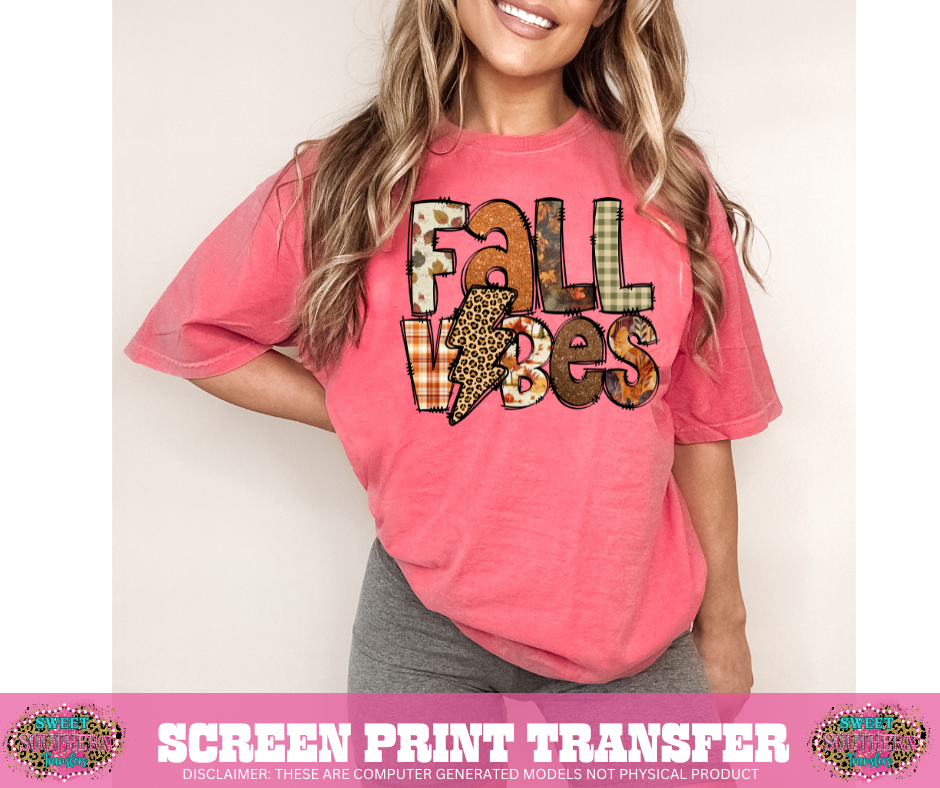 FULL COLOR SCREEN PRINT - FALL VIBES