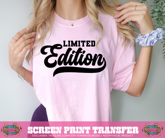 SINGLE COLOR SCREEN PRINT - LIMITED EDITION