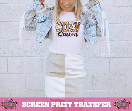 FULL COLOR SCREEN PRINT - COZY SEASON