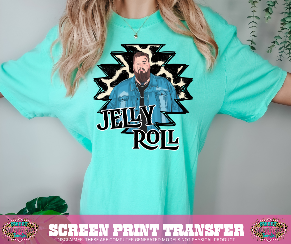 FULL COLOR SCREEN PRINT - JELLY ROLL