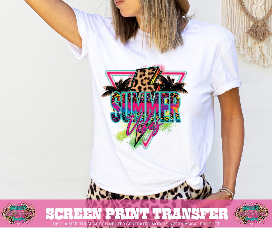 FULL COLOR SCREEN PRINT - SUMMER VIBES