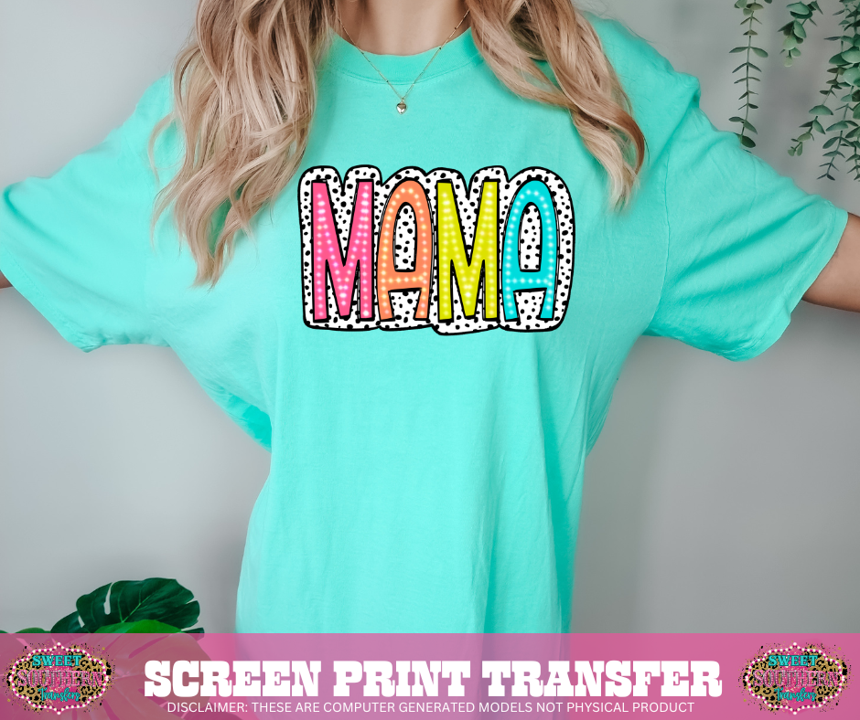 FULL COLOR SCREEN PRINT - MAMA