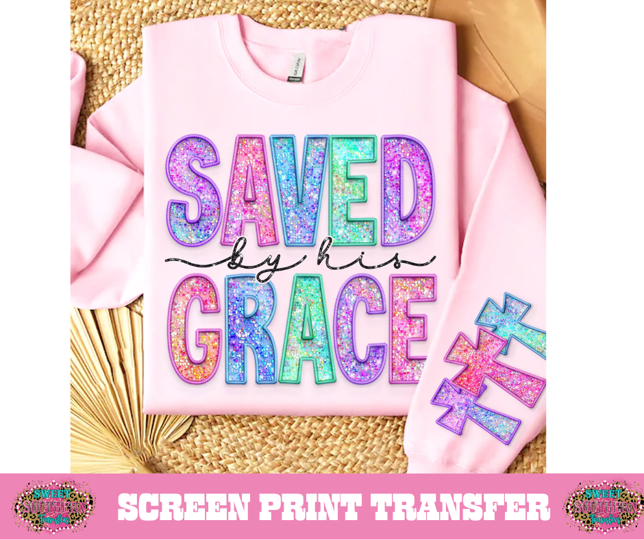FULL COLOR SCREEN PRINT -SAVE BY HER GRACE