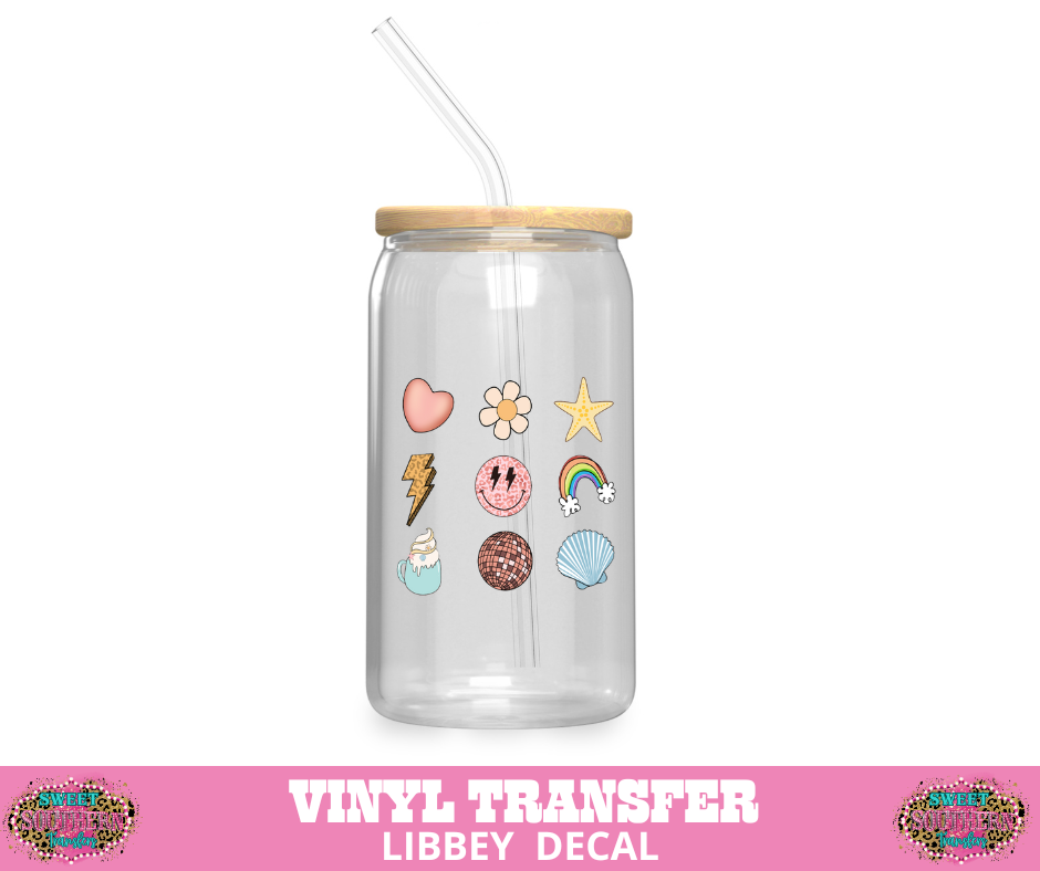 VINYL TRANSFER - BEACH STUFF DECAL