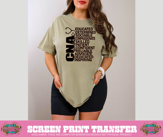 SINGLE COLOR SCREEN PRINT - CNA