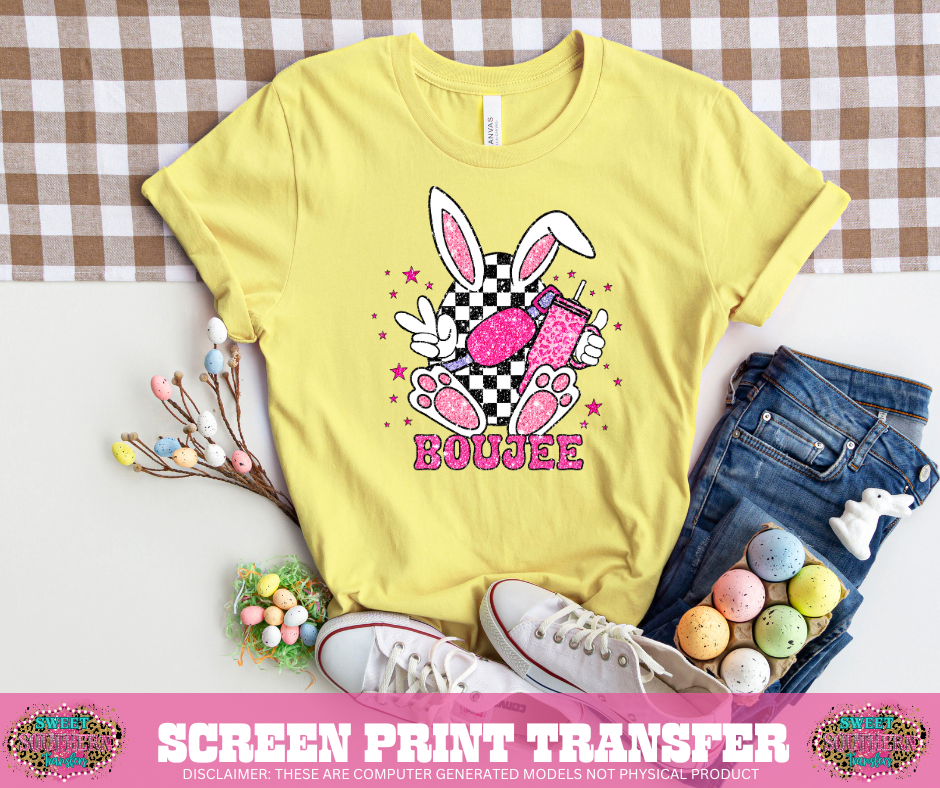FULL COLOR SCREEN PRINT TRANSFERS - BOUJEE EASTER