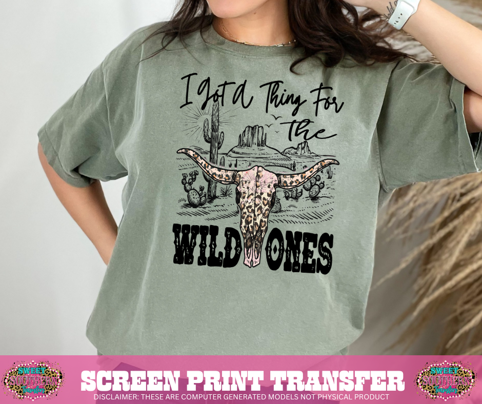 FULL COLOR SCREEN PRINT - WILD ONES