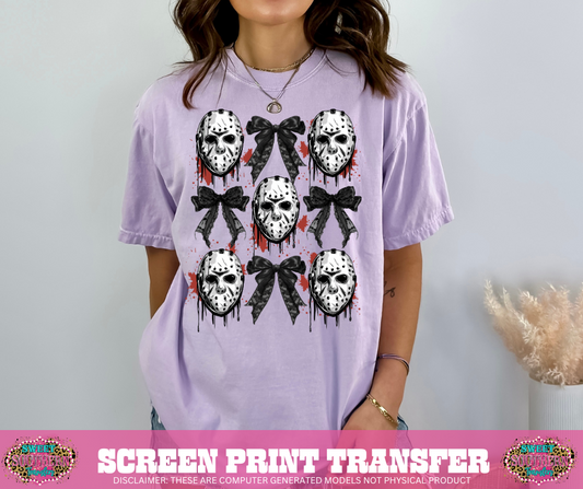 FULL COLOR SCREEN PRINT - HORROR BOWS