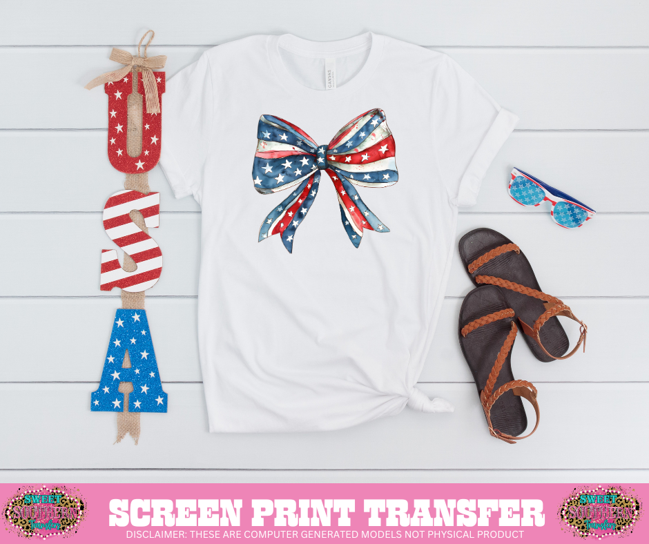 FULL COLOR SCREEN PRINT - AMERICAN BOW