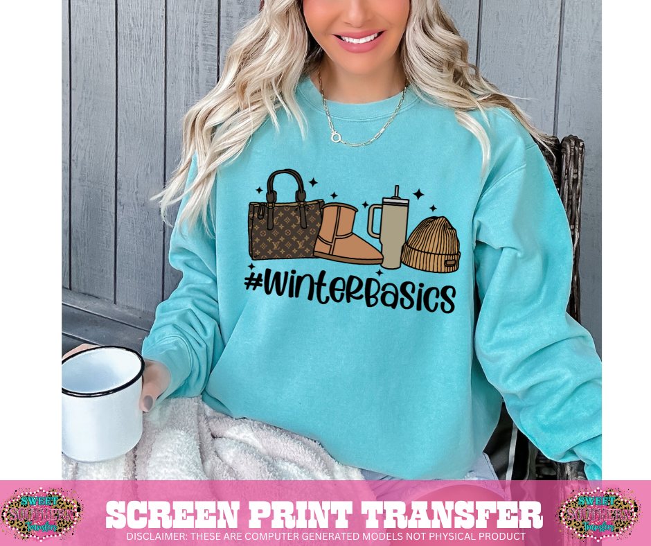 FULL COLOR SCREEN PRINT - WINTER BASICS