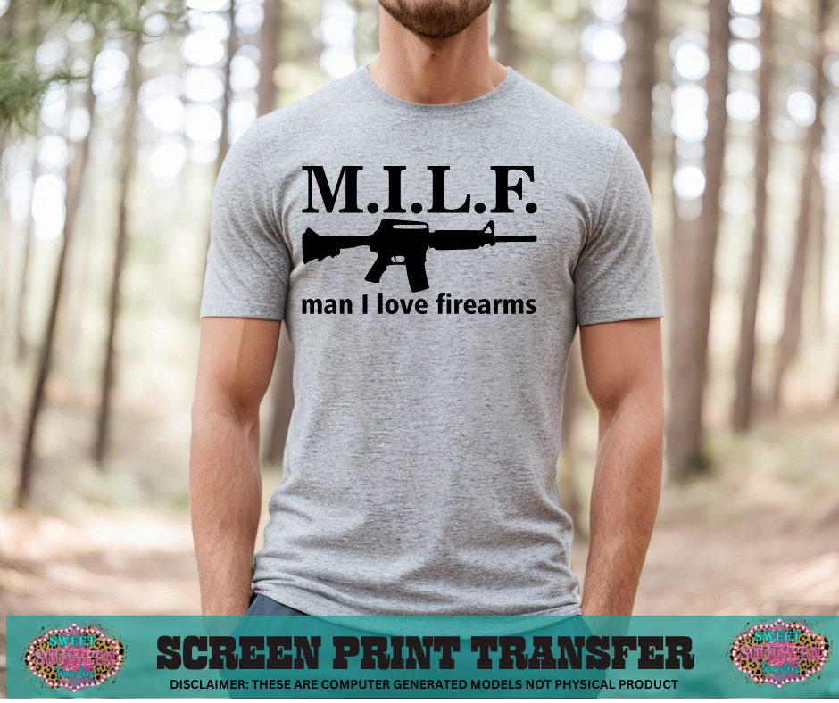 SINGLE COLOR SCREEN PRINT - MILF
